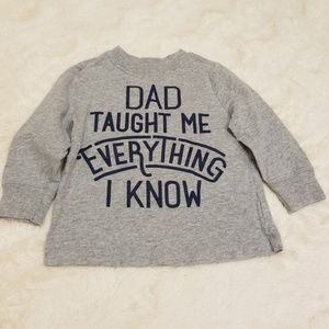 Baby boy long sleeve tee.  Size 18-24mo